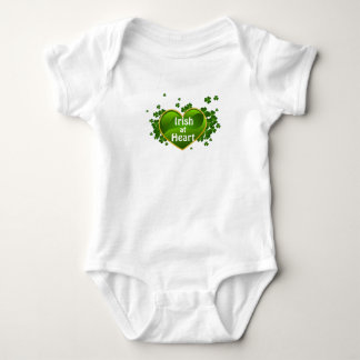 St. Patrick's Day Irish at Heart Baby Bodysuit