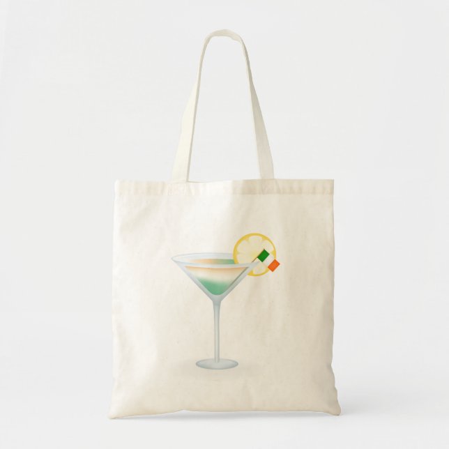 St Patrick's Day Irish Cocktail Tote Bag (Front)
