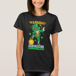 St Patricks Day Irish Dabbing Leprechaun Shenaniga T-Shirt