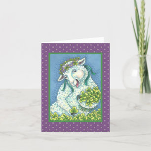 ST. PATRICK'S DAY IRISH EWE GREETING CARD Verse