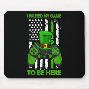 St Patricks Day Irish Flag Gamer Video Game Contro Mouse Mat