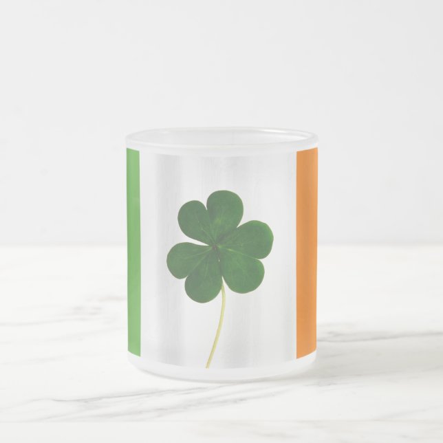 St. Patrick's Day Irish Flag Shamrock Ireland Mug (Center)