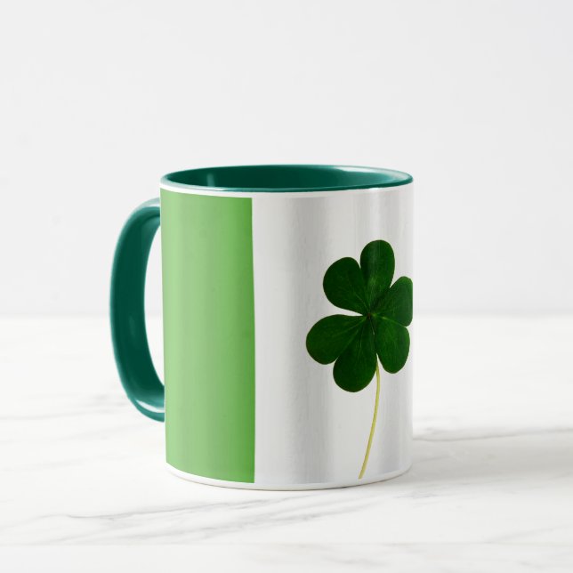 St. Patrick's Day Irish Flag Shamrock Ireland Mug (Front Left)