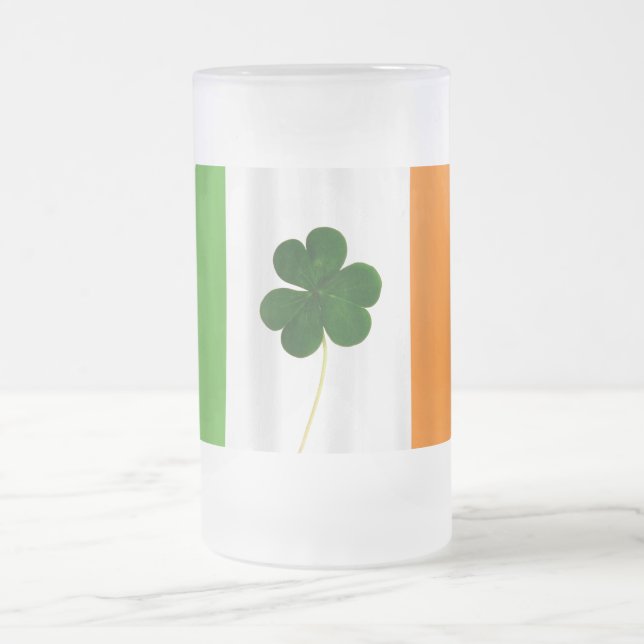 St. Patrick's Day Irish Flag Shamrock Ireland Mug (Center)