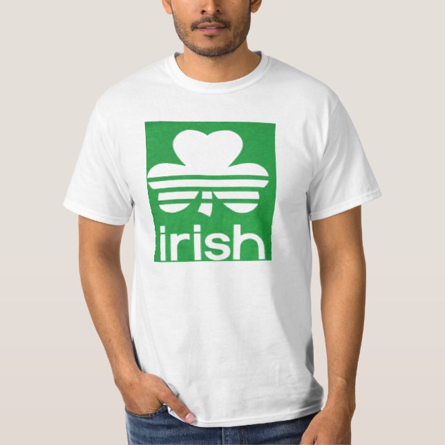 St. Patrick's Day 'IRISH' FUNNY DRINKING T-Shirt (Front)