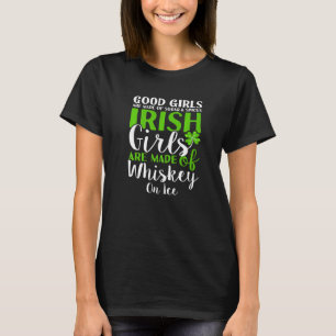 St Patricks Day Irish Girls Whiskey On Ice Women T T-Shirt