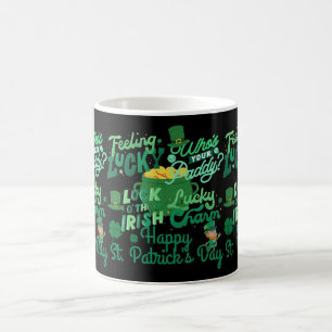 St. Patrick's Day Irish green lucky Shamrock Coffee Mug