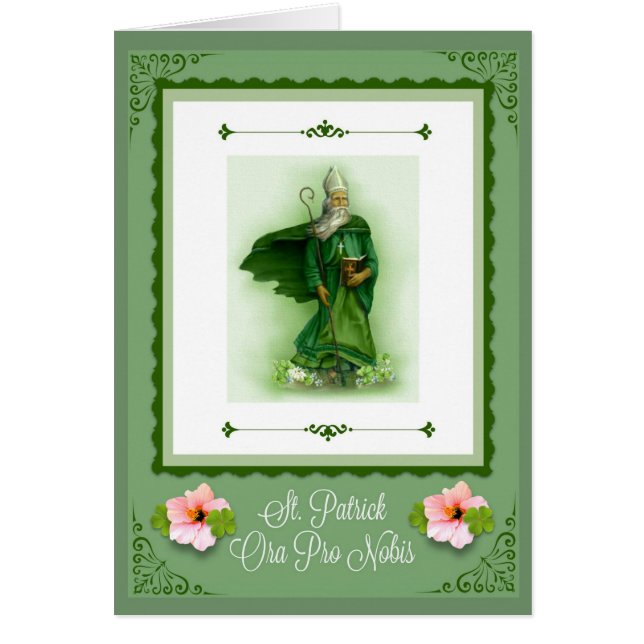 St. Patrick's Day Irish Greeting/Note Card (Front)