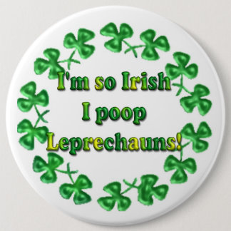 St. Patrick's Day Irish Humourous Buttons Pins