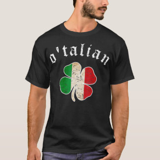 St Patricks Day  Irish Otalian Italy Shamrock T-Shirt