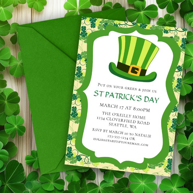 St Patricks Day Irish Party Invitation (St Patrick's Day Irish Party Invitation)