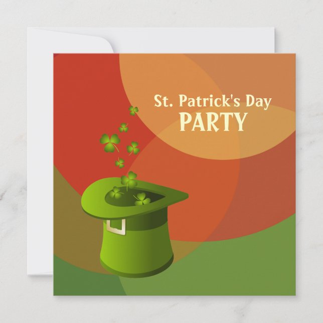 St. Patrick's Day Irish Party invitation (Front)