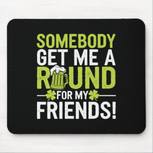 St Patricks Day Irish Pride Shamrock Parade Lucky Mouse Mat