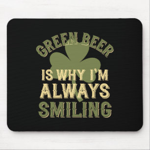 St Patricks Day Irish Pride Shamrock Parade Lucky Mouse Mat