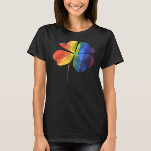 St Patrick's Day Irish Rainbow Flag Gay Pride T-Shirt