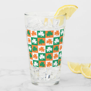 St. Patrick's Day Irish Shamrock Clover Beer Glass