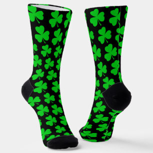 St Patricks Day Irish Shamrock Holy Trinity Socks