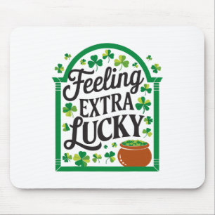 St Patricks Day Irish Shamrock Shenanigan Ireland Mouse Mat