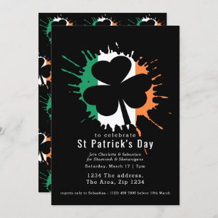 St Patricks Day Irish Shamrocks And Shenanigans Invitation