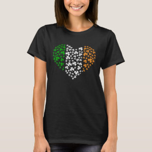 St Patrick's Day Irish Shamrocks Ireland Flag St P T-Shirt