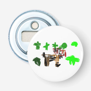 St Patrick's day Irish Terrier Bottle Opener