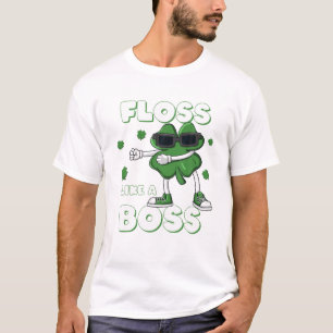 St. Patrick's Day Irish Unicorn face  Men Women ki T-Shirt