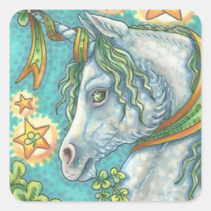 St. Patrick's Day IRISH UNICORN STICKERS Sheet