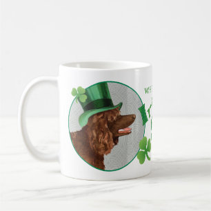 St. Patrick's Day Irish Water Spaniel Coffee Mug