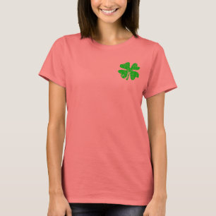 St Patrick's Day jacket for women Green shamrock T-Shirt