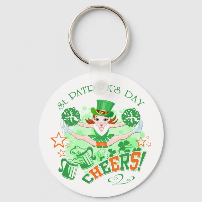 St Patrick's Day Key Ring (Front)