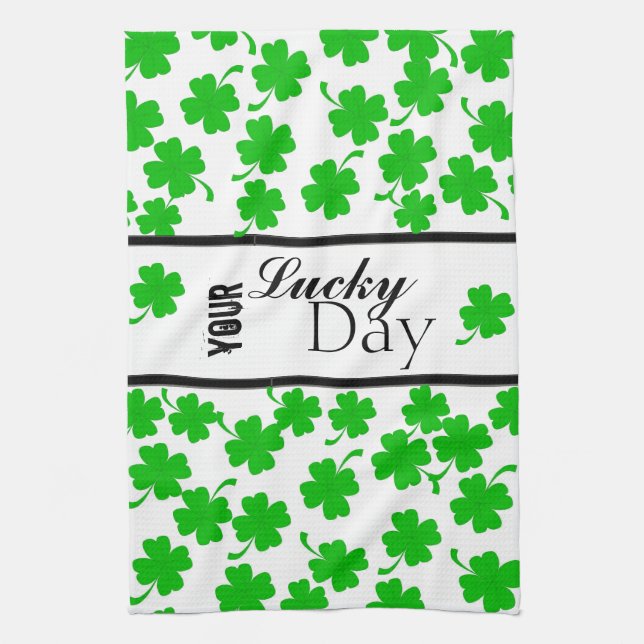 St Patrick's Day Kitchen Towel (Vertical)