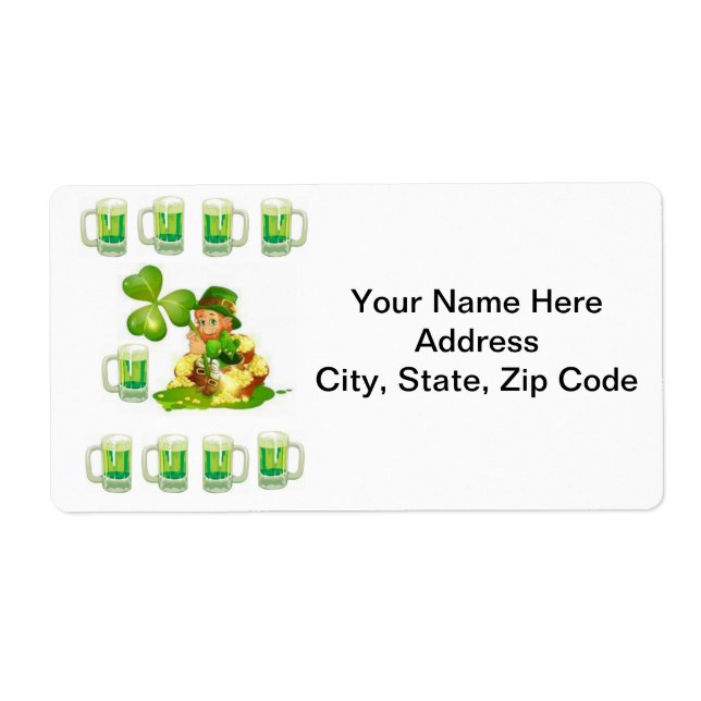 St. Patrick's Day Labels (Front)