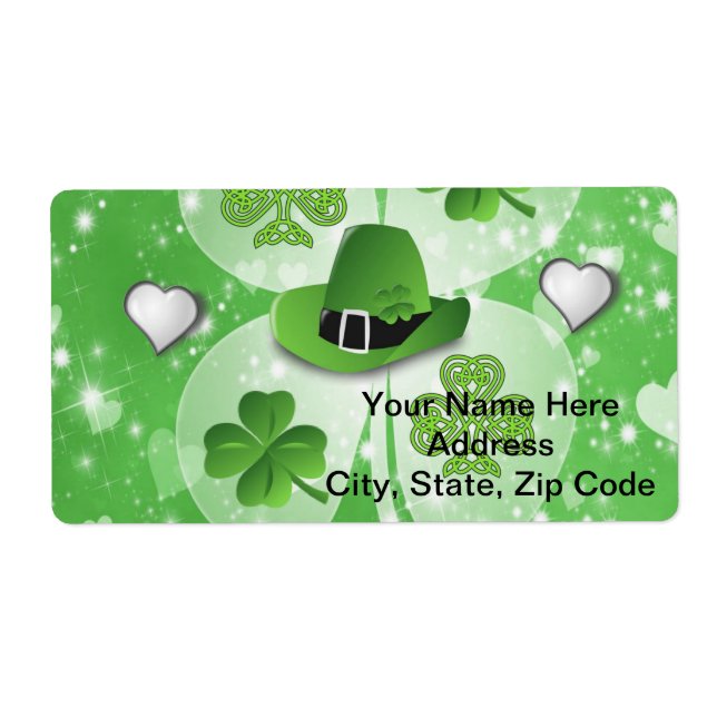 St. Patrick's Day Labels (Front)