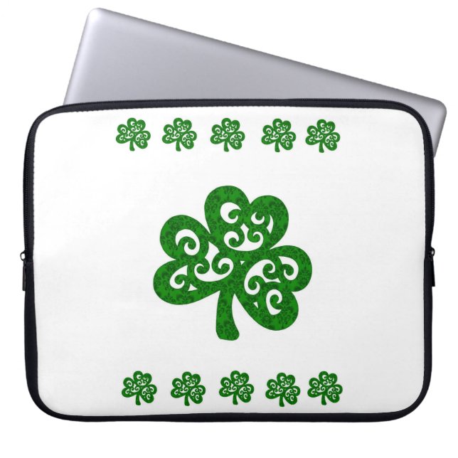 St. Patrick's Day Laptop Sleeve (Front)