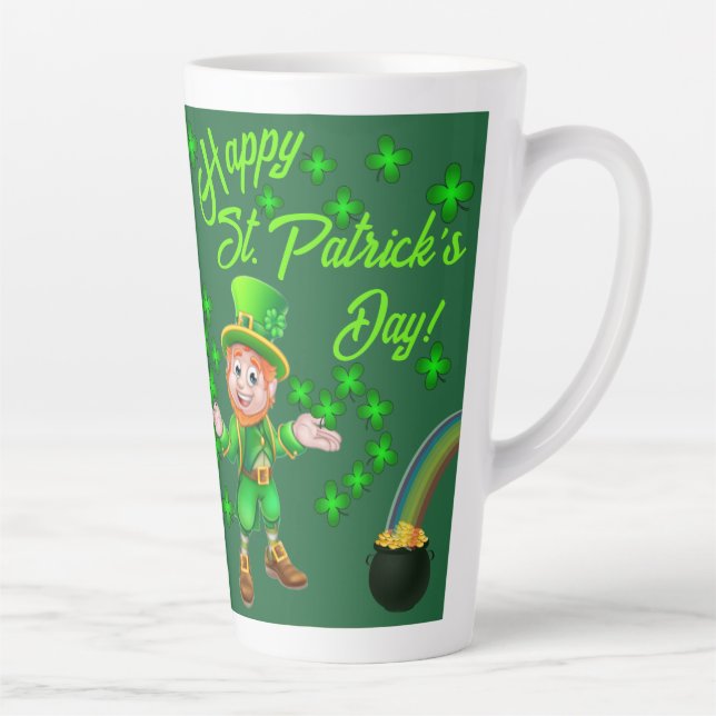 St. Patrick's Day Latte Mug (Right)