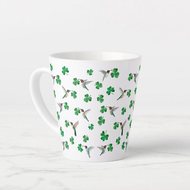 St. Patrick's Day Latte Mug (Left Angle)