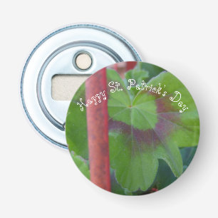 St. Patrick's Day Leaf Behind Pole Bottle Opener