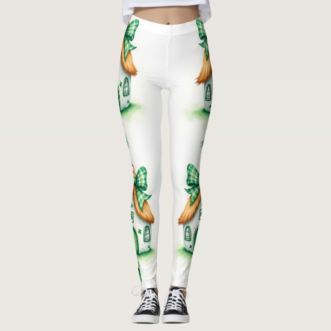  St. Patrick's Day Leggings (Front)