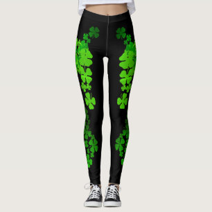 St Patricks Day leggings Kiss My Shamrocks