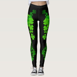 St Patricks Day leggings Kiss My Shamrocks