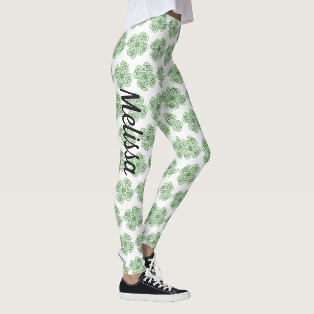 St Patrick's Day Leggings Saint Patrick Pants (Right)