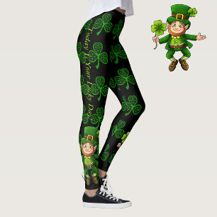 St Patrick's Day Leggings Saint Patrick Pants St.