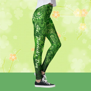 St Patrick's Day Leggings Saint Patrick Pants St.
