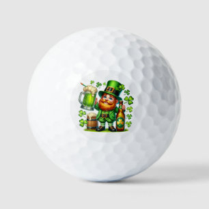 St. Patrick's Day Leprechaun Beer Design-65218 Golf Balls