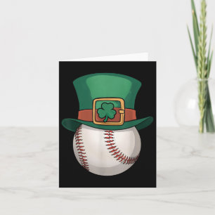 St Patricks Day Leprechaun Hat Shamrock Baseball M Card