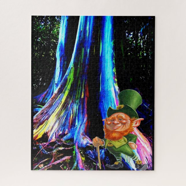 ST. PATRICK'S DAY LEPRECHAUN JIGSAW PUZZLE (Vertical)