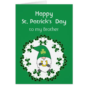 St. Patrick's Day Leprechaun Luck Brother