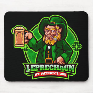 St. Patrick's Day Leprechaun Mouse Mat