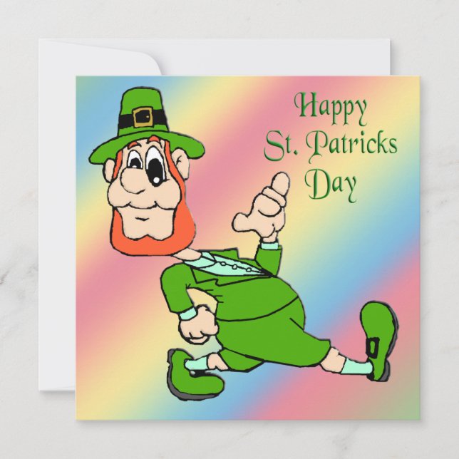 St. Patrick's Day Leprechaun Party Invitation (Front)