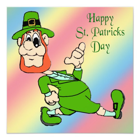 St. Patrick's Day Leprechaun Party Invitation